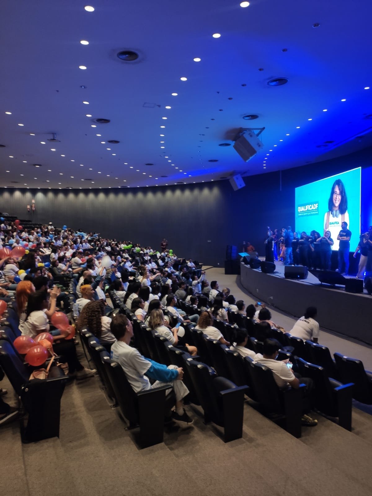 Sala de aula do Qualifica DF
